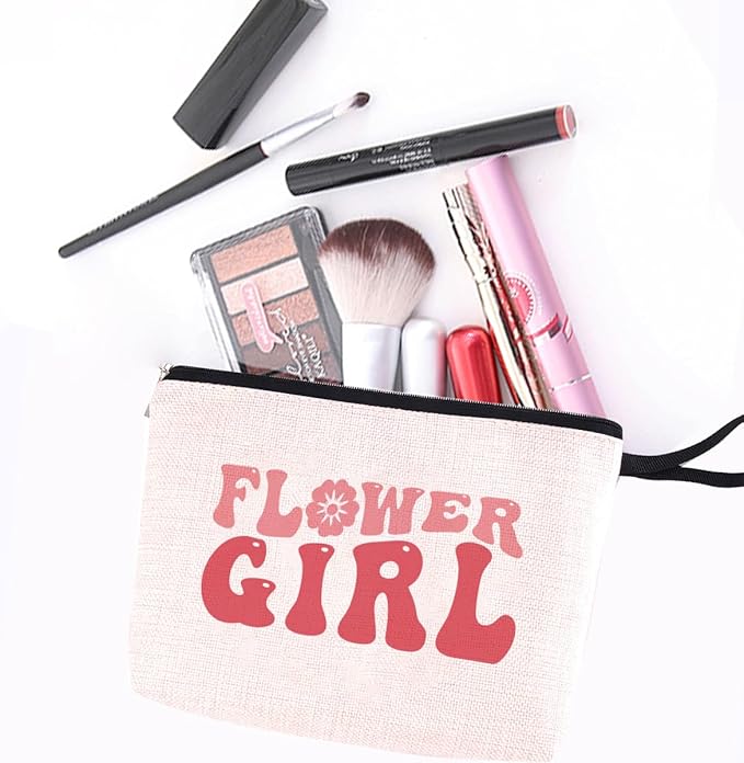 Flower Girl Proposal Flower Girl Gift Makeup Bag Bridal Party Wedding Gifts