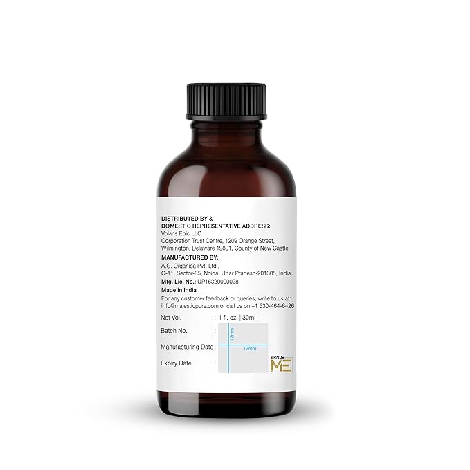 Majestic Pure Bergamot Essential Oil for Diffuser - 1 fl oz