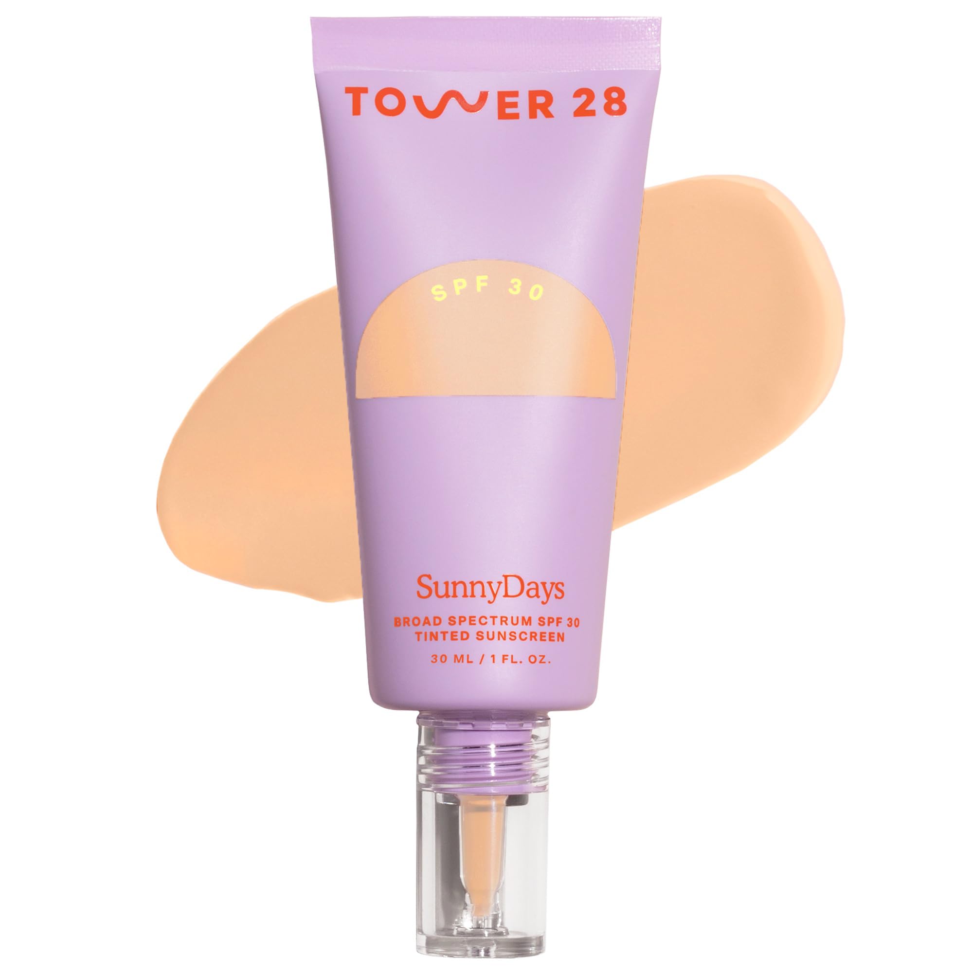Tower 28 SunnyDays SPF 30 Tinted Sunscreen Foundation, Shade 18 (1 oz)