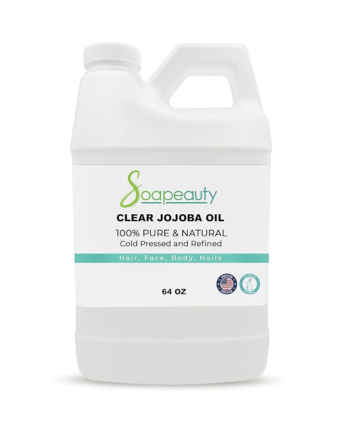Golden Jojoba Oil 100% Pure Natural Unrefined Cold Pressed 64 Fl Oz