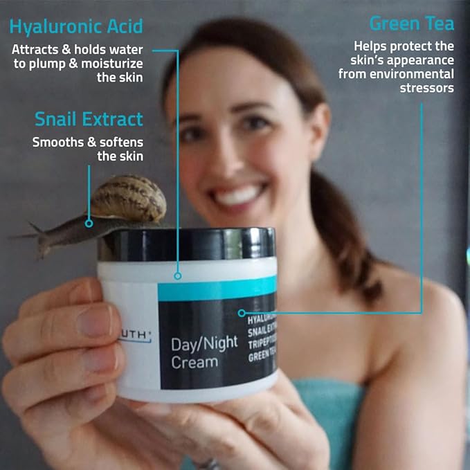 YEOUTH Day Night Face Cream with Snail Mucin for Dry Skin, 4oz
