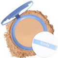 Oil Control Matte Perfection Face Powder Compact For Women, Matte Smooth Flawless Setting Powder Makeup, Polvo Compacto De Maquillaje, Waterproof Long Lasting, 0.35Oz (03 Pure Beige)