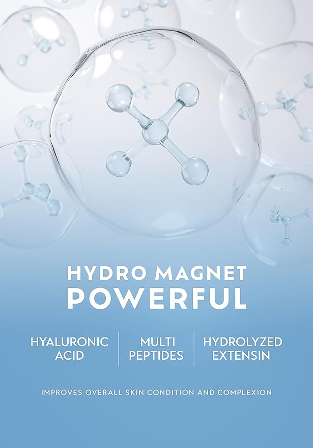 Hydro Magnet Korean Face Mist, Hydrating Facial Spray with Hyaluronic Acid, Fermented Sake & Multi Peptides, Liquid Collagen Skincare for Glass Skin & Barrier Repair, 3.4 Oz