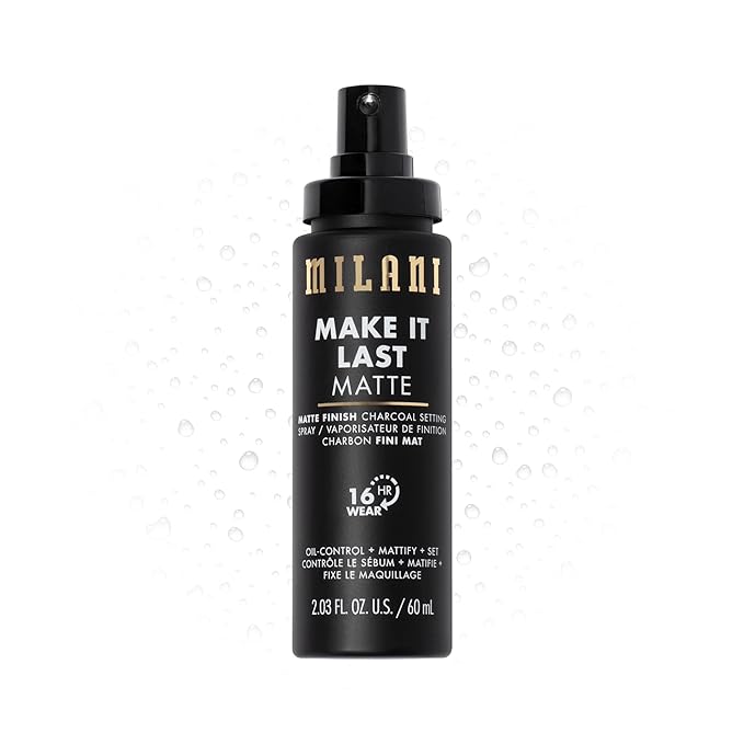 Milani Make It Last Matte Setting Spray for Makeup - Oil Absorbing 2-Pack