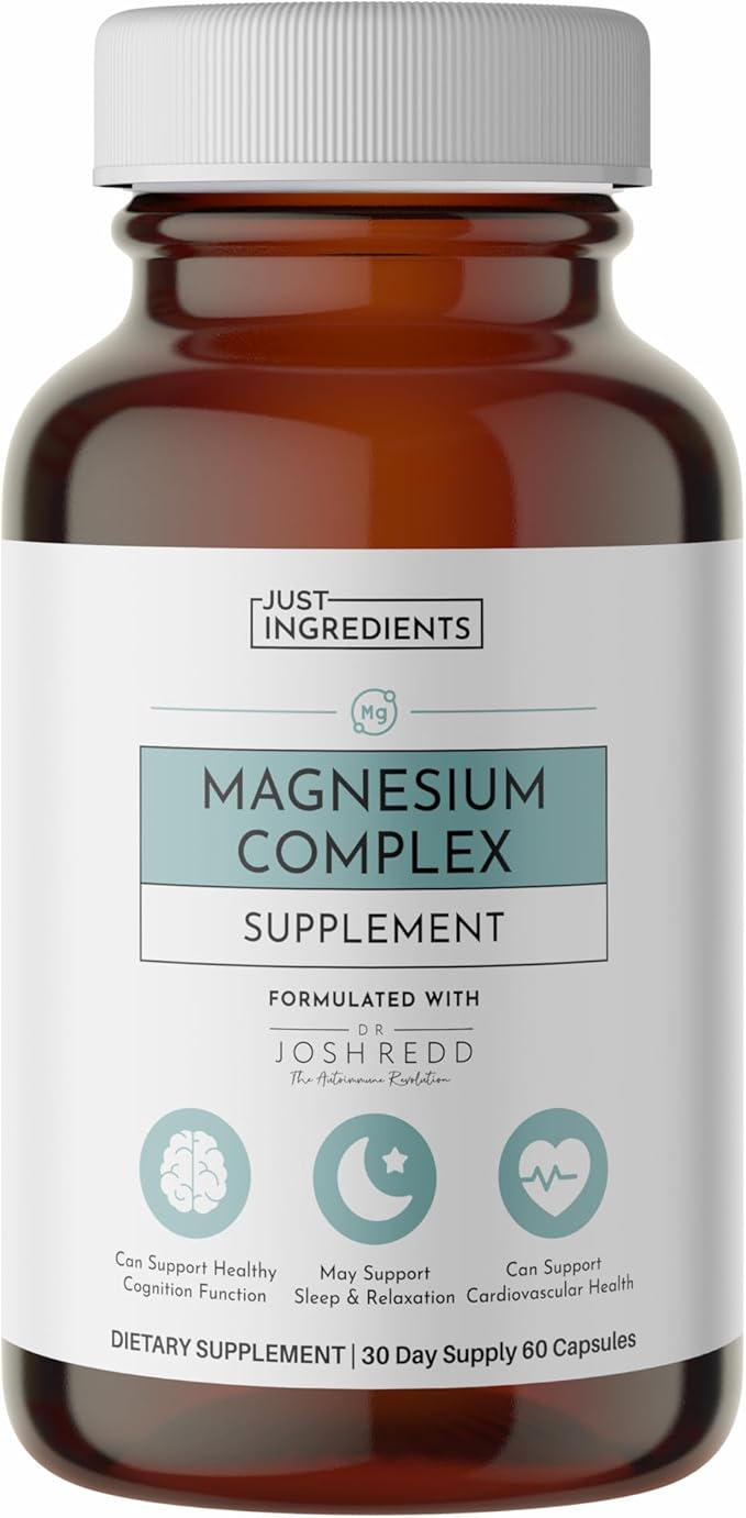JUST INGREDIENTS Magnesium Complex - 5 Forms Sleep & Mood - 60 Capsules