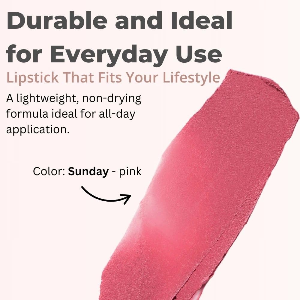 Merit Signature Lip Lightweight Matte Lipstick - 0.10 oz / 3 g (Antibes (soft peach), standard)