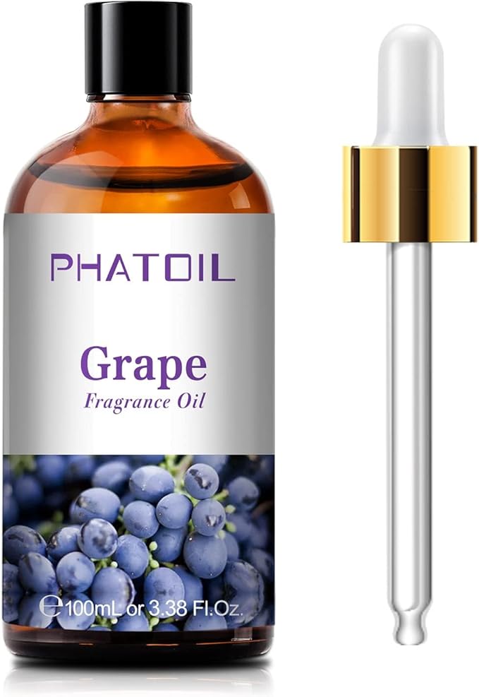 PHATOIL Grape Fragrance Oil for Diffuser Aromatherapy 3.38FL.OZ