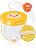 ATOPALM Tok Tok Facial Sun Pact SPF43 PA+++, 0.5 oz (15g)