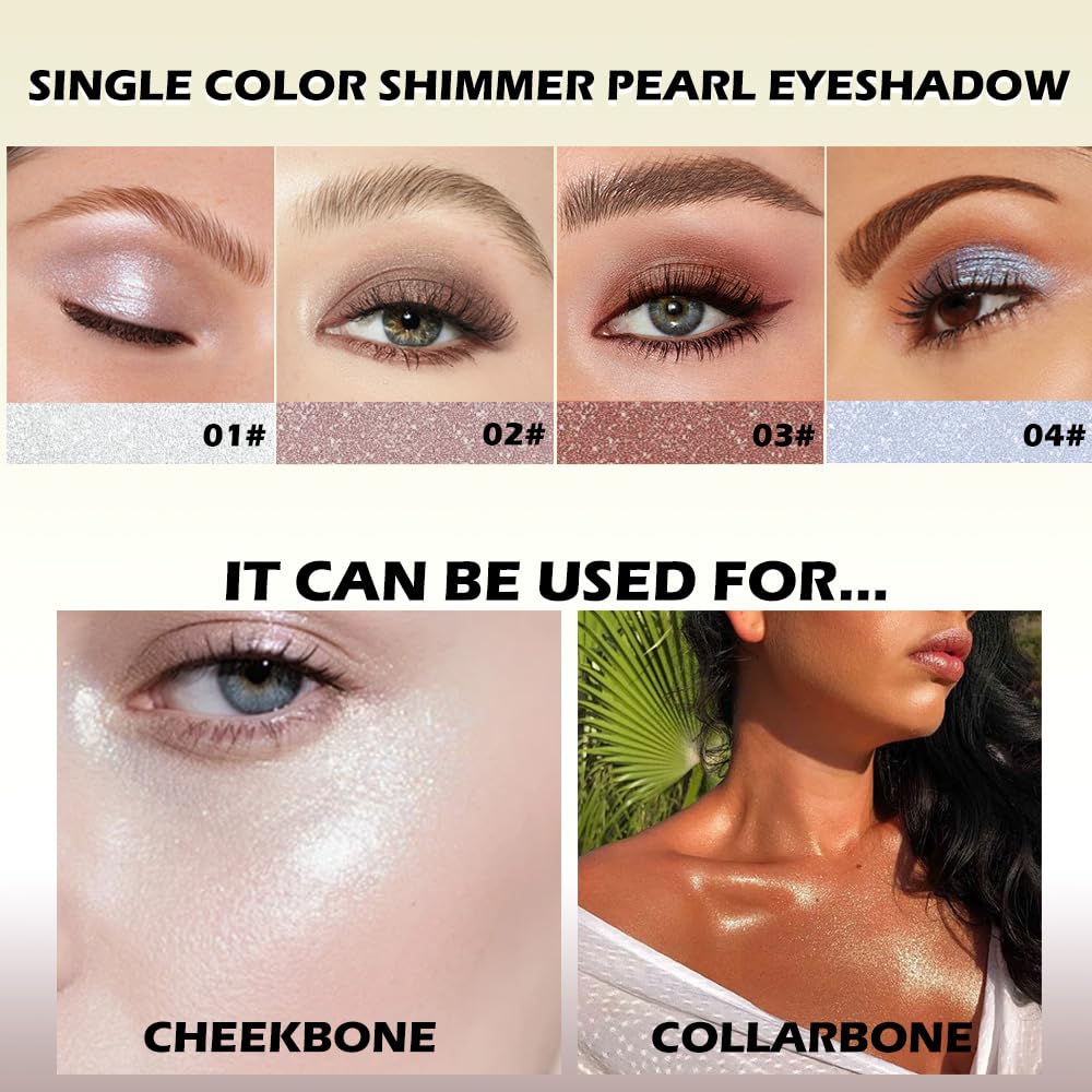 CAKAILA Taupe Mauve Shimmer Single Eye Shadow Palette Makeup with Mirror,Neutral Powder Monochrome Eyeshadow for Older Women,Waterproof Long Lasting Naturing-Looking sombras para ojos