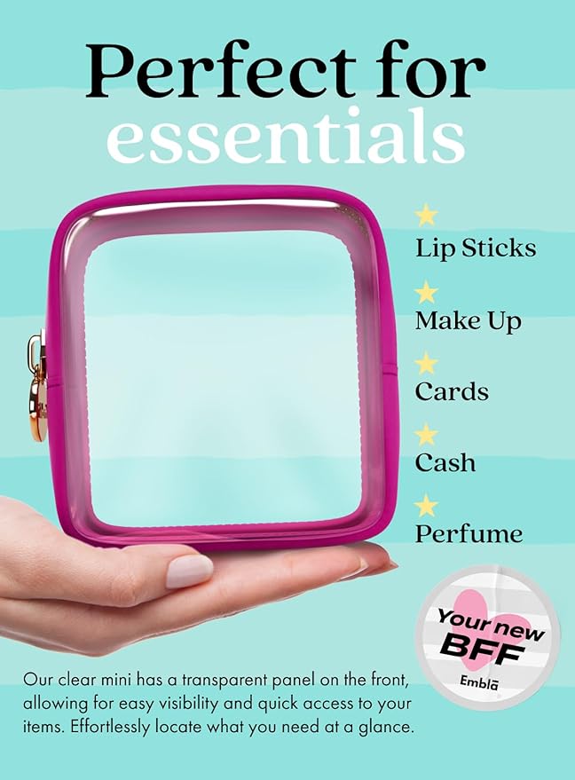 Makeup Bag for Women, Travel Cosmetic Organizer, Waterproof Toiletry Pouch