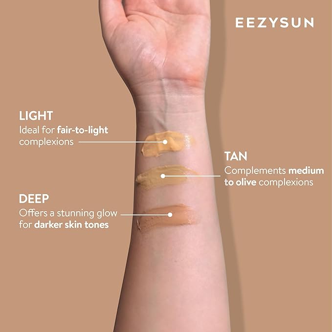 EEZYSUN BARE Tinted Sunscreen SPF 50 for Face - Tan