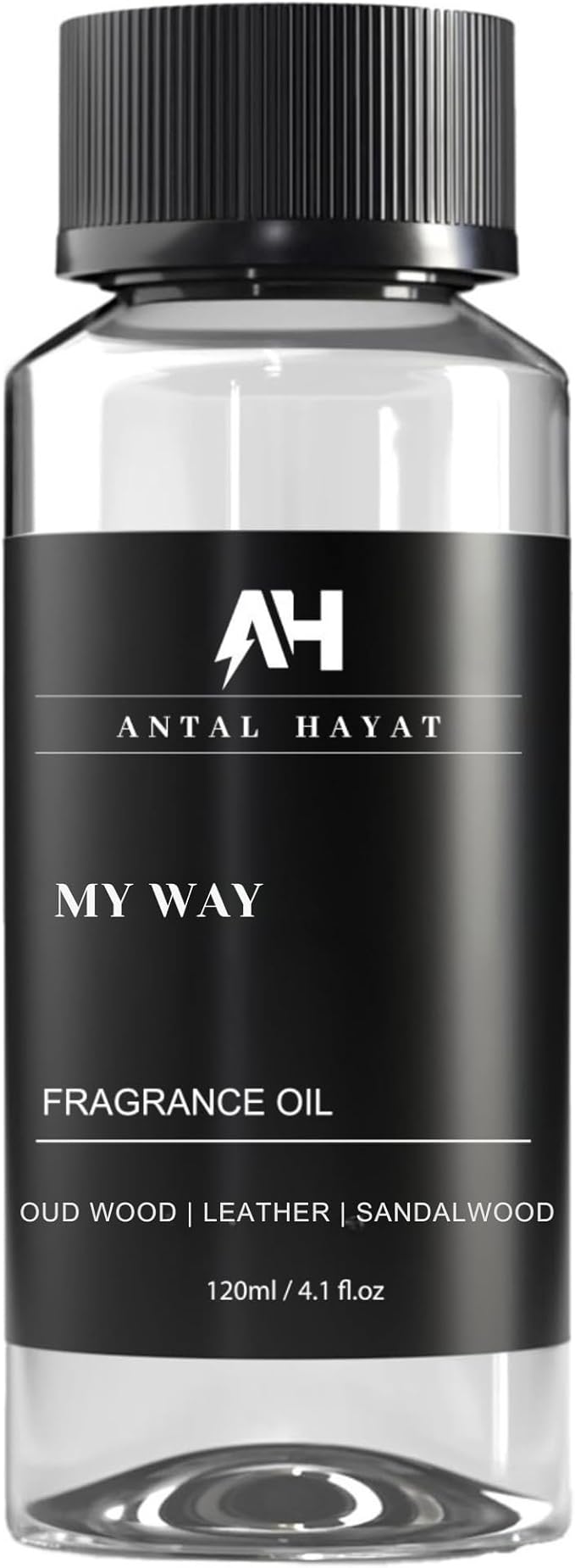 Antal Hayat Diffuser Oil - My Way Diffuser Oil 120ml - Hotel Scent Inspired by 1 Hotel Miami Beach - Luxury Home Fragrance Blend with Lush Sandalwood, Leather & Beautiful Iris - Home Luxury Scent