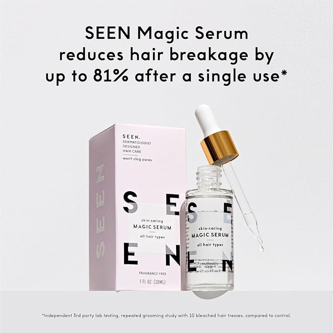 SEEN Discovery Kit - Fragrance Free - Non-Comedogenic Hair Set- Dermatologist-Developed - Safe for Sensitive, Eczema & Acne Prone Skin