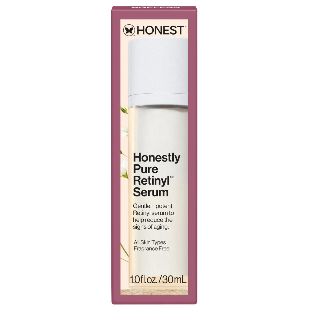Honest Beauty Honestly Pure Nightly Retinyl Serum, Fragrance-Free, 1 fl oz