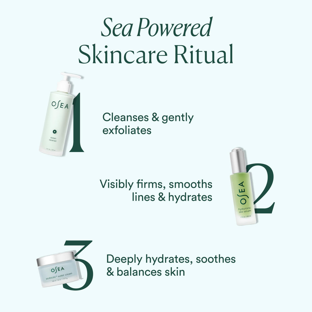 OSEA Seabiotic® Water Cream, Weightless Face Moisturizer, 1.6 oz