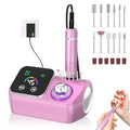 PYVOLA 45000RPM Professional Corded Nail Drill E-File Kit for Salon Home