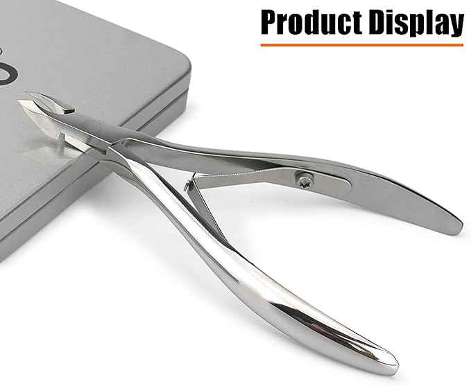 LePinko Salon-Quality Cuticle Trimmer with Pusher Set, 5mm Jaw