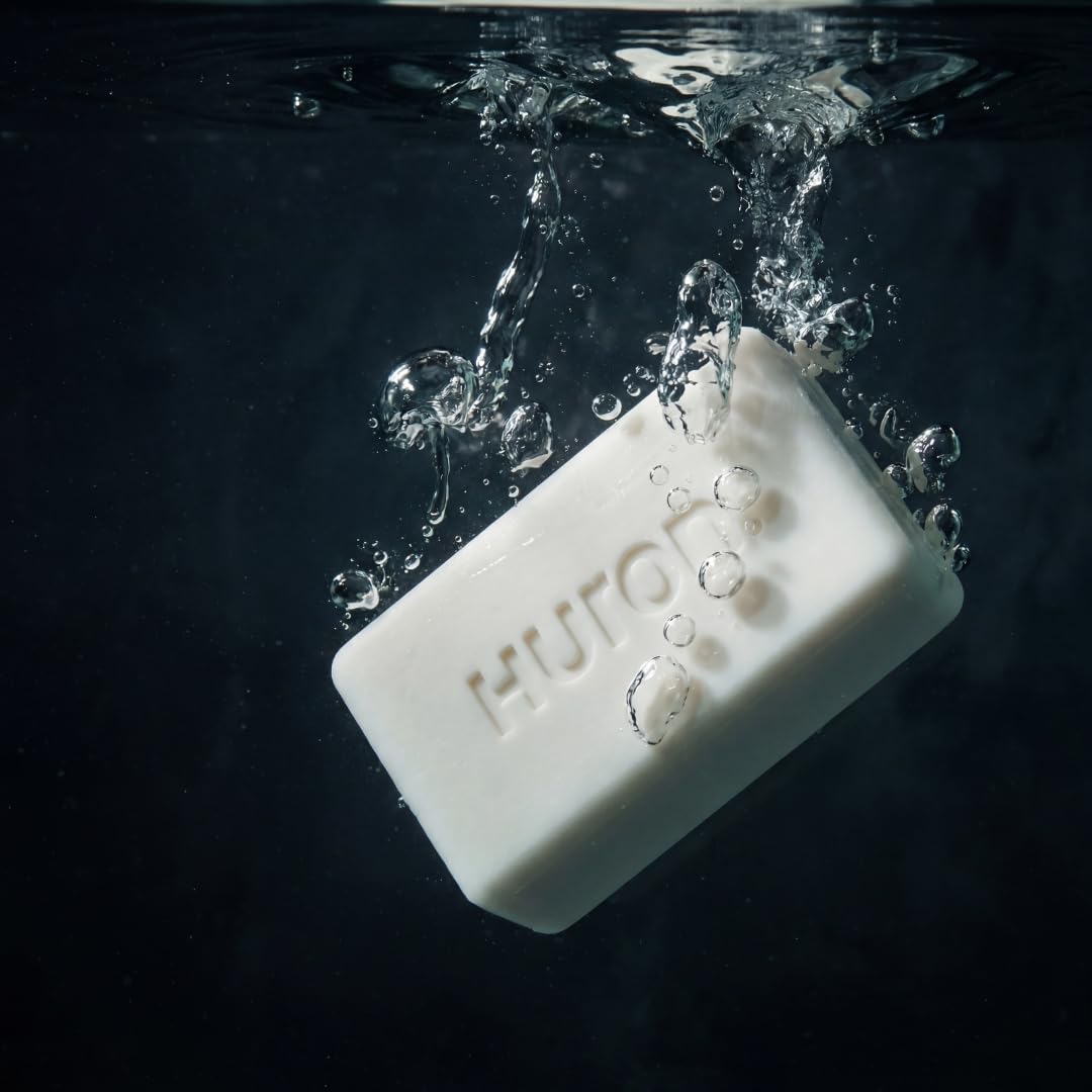 Huron Bar Soap: Citrus + Eucalyptus Scent; Non-Toxic; 3-pack (5 oz bars)