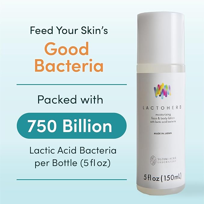 SUZUKI HERB LABORATORY Lactoherb Probiotics Moisturizing Lotion, 5 FL. OZ
