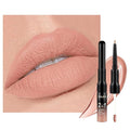 Kaely 2-in-1 Matte Lipstick and Lip Liner, Liquid Lip Stain Makeup for women Long Lasting Waterproof Smudge Proof, labiales matte mate larga duracion listip 24 hours originales, 56 Bright Nude