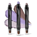 LUXAZA 3PCS Eyeshadow Stick Sets,Pro Longwear Cream Eye Shadow Sticks Pencil Crayon,Eye Brightener Stick-Lilac Love