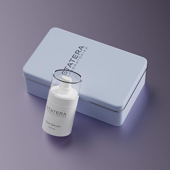 STATERA Laboratories Face Serum 1.0 fl. oz | Helps Improve Skin Tone & Hydration, Enhances Firmness & Elasticity, Reduces Wrinkles and Supports Skin Longevity | Contains Hyaluronic Acid