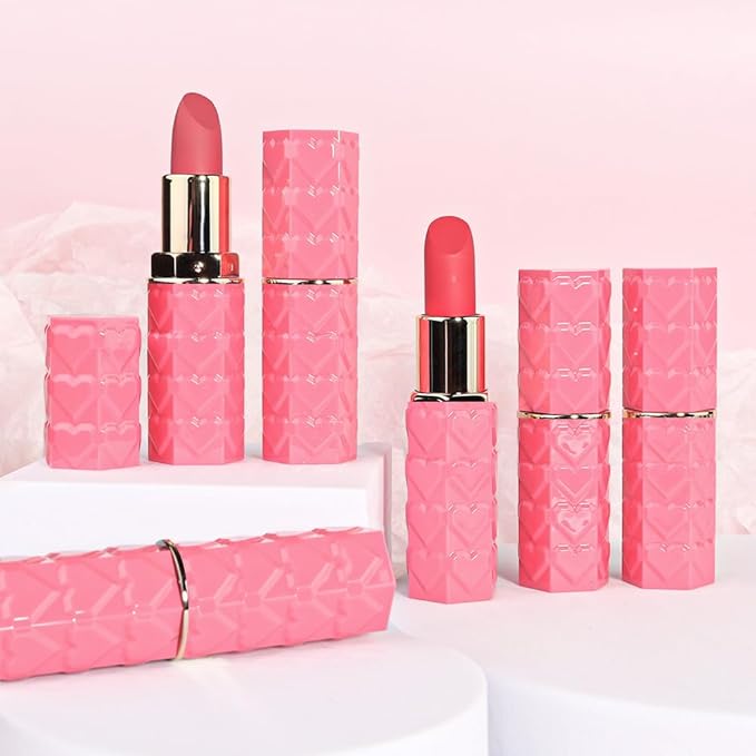 evpct 3Pcs Nude Pink Beige Rose Mauve Matte Lipstick Pack Sets for Women Silky Velvet Lipstick Matte Long Lasting Smudge Proof Lipsticks Lip Stain Makeup Set Kit matte lipstick 24 hours original 03