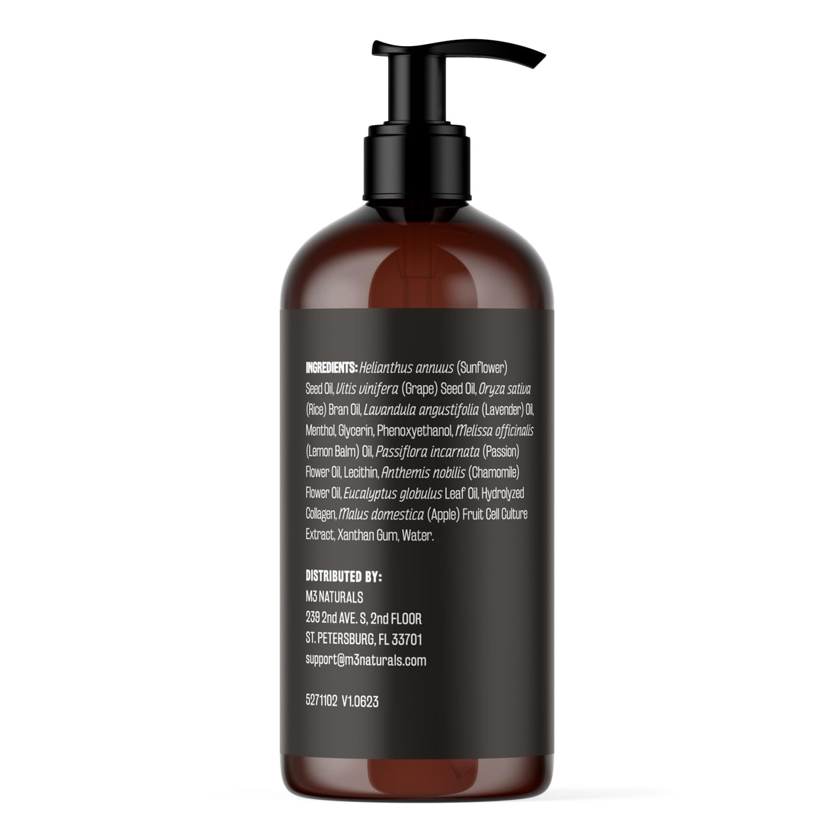 Anti Cellulite Massage Oil & Lymphatic Drainage Massager Kit, 8 fl oz by M3