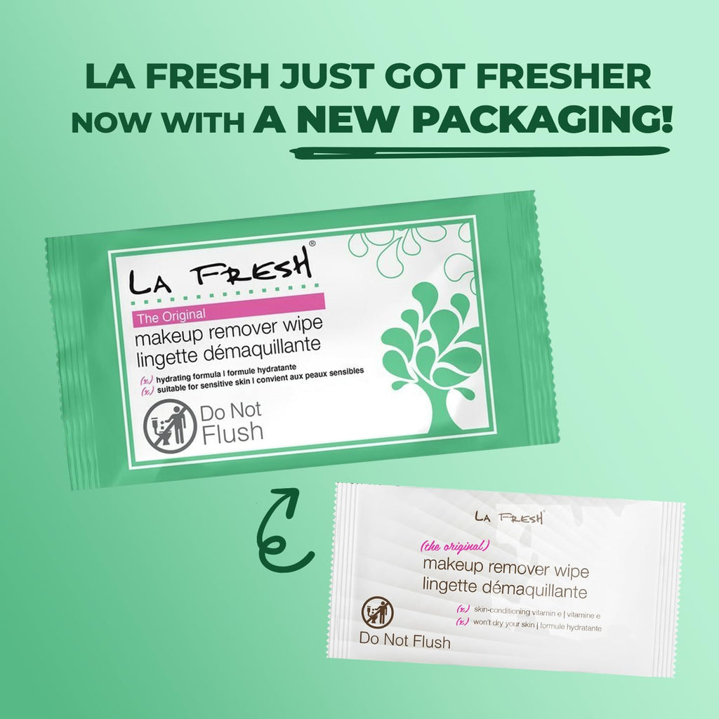 LA Fresh Makeup Remover Wipes With Vitamin E, 200 Count