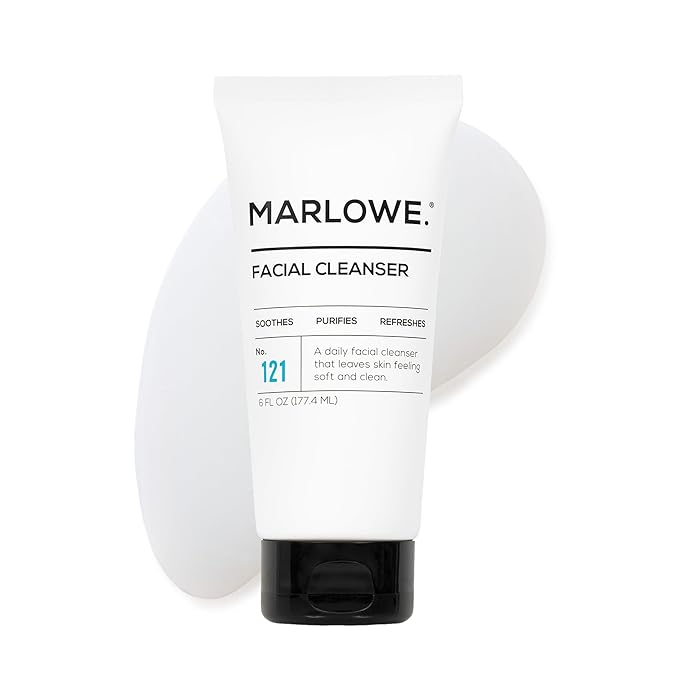 MARLOWE. Facial Cleanser, Daily Face Wash, Removes Dirt + Oil, 6 oz