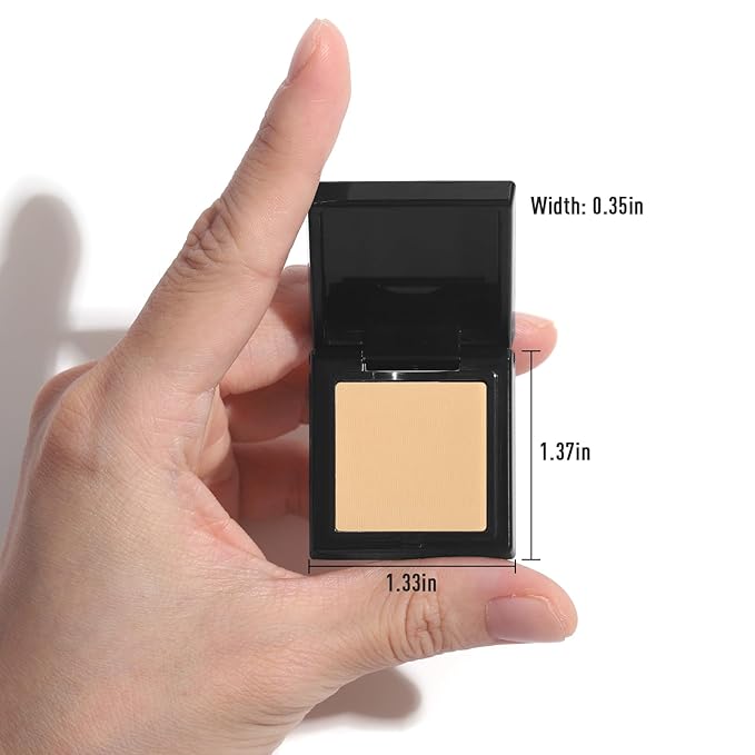 UCANBE Nude Single Eyeshadow Palette, Highly Pigmented Matte Naked Eye Shadow Powder, Professional Long-Lasting Waterproof Makeup Palette