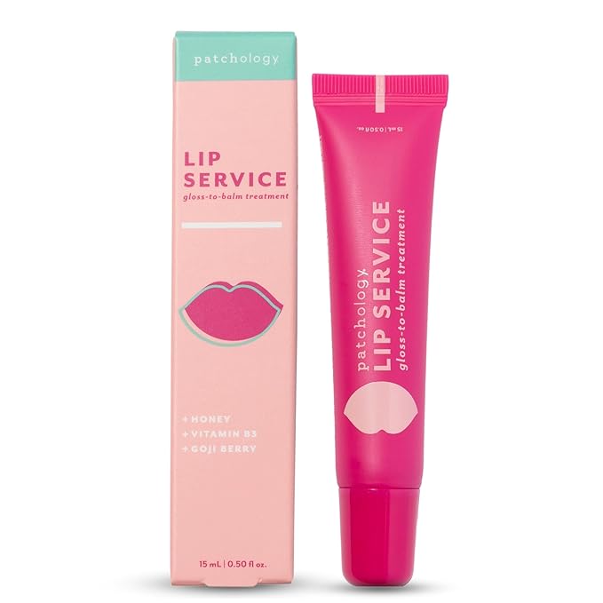 Patchology Lip Service Gloss-to-Balm Lip Gloss for Women | Hydrating | 15ml