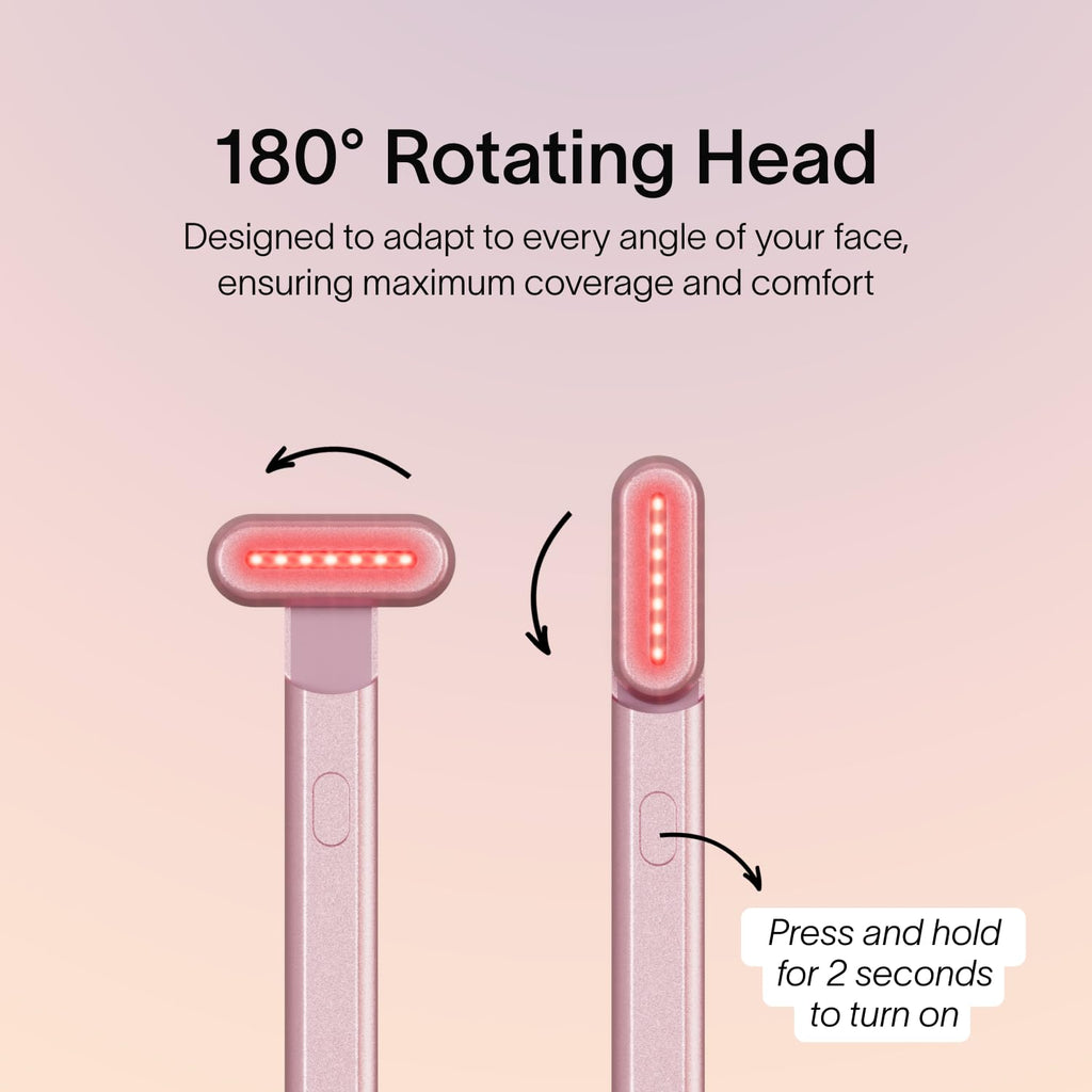 Solawave 4-in-1 Radiant Renewal Red Light Therapy Wand & Renew Complex Activation Serum | Beauty Device for Face & Neck | Serum Boosts Anti-Aging Effects, Reduces Wrinkles, Dark Circles & Puffiness