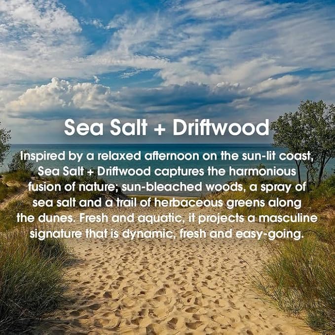 Huron Shampoo, Conditioner & Body Wash, Sea Salt + Driftwood 3-pack (11oz)