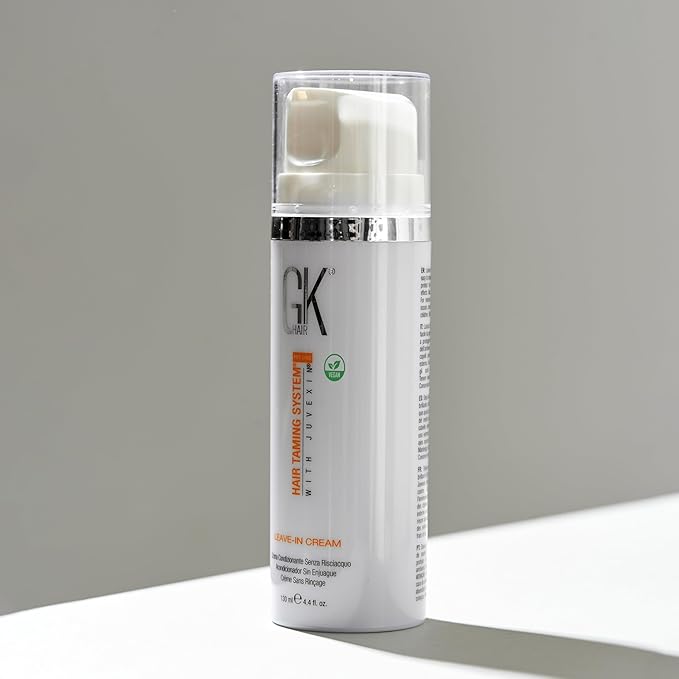GK HAIR Keratin Leave-In Conditioner for Dry Damaged Hair, 4.4 oz — Frizz Control, Smoothing, Moisturizing & Heat Protection for Color-Treated Hair