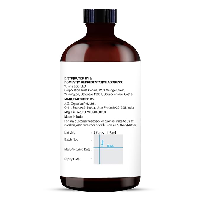 Majestic Pure Essential Oil with Glass Dropper - 100% Pure and Natural - Essential Oils for Diffuser, Aromatherapy, Soap and Candle Making, Rosemary Essential Oil, Rosemary Oil, 4 Fl Oz