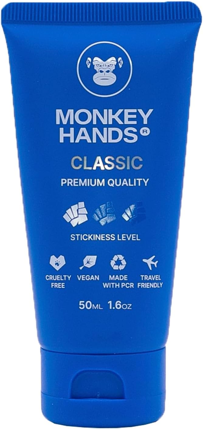 MONKEY HANDS MonkeyHands Gel Grip Pole Dance, Calisthenics, Rings, Parkour, Gymnastics, Padel, Tennis and More - High Performance - Skin Friendly, Vegan (Classic, 50ml)