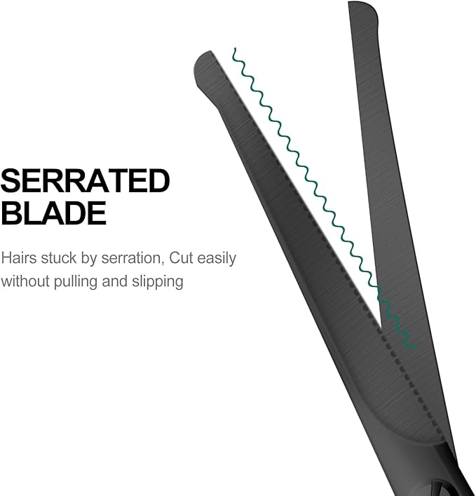 Lobodt 4.7-inch small nose hair scissors (black), round-headed scissors, for trimming facial hair, beards, ear hair, eyebrows, bathroom, Moustache Trimming，personal care and beauty