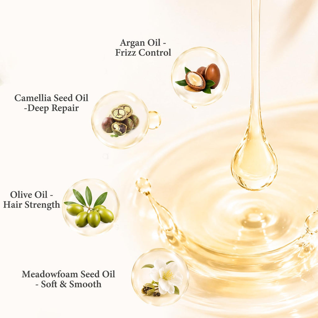 Tgideas Leave-in Hair Oil Spray, Moisturizing & Detangling