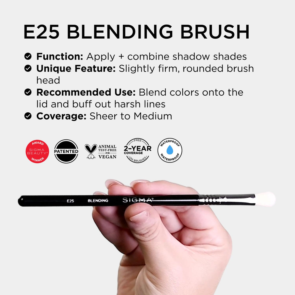Sigma Beauty Women's E25 Blending Brush, One Size