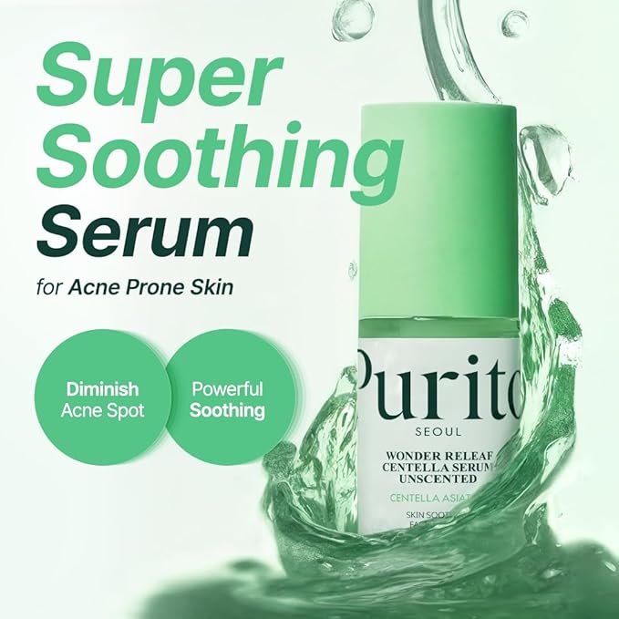PURITO Centella Unscented Serum | Barrier Recovery For Sensitive Skin