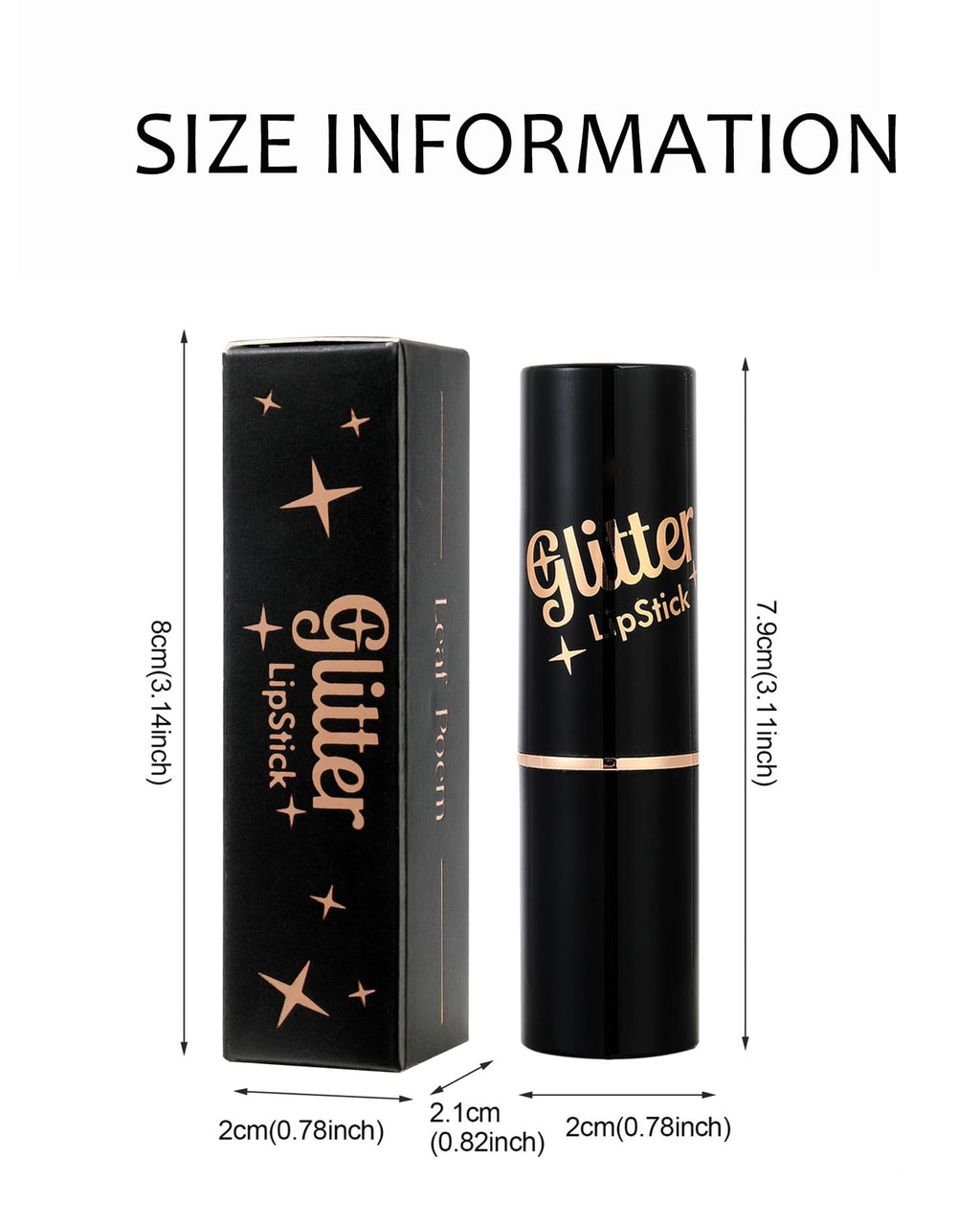 Rose Pink Metallic Glitter Lipstick Long Lasting,Diamond Nude Shimmer Lip Gloss High Pigment Lip Red Color Matte Lip Stick for Women,Sparkling Shiny Transfer Proof Non Stick Tinted Lip Balm Makeup-03