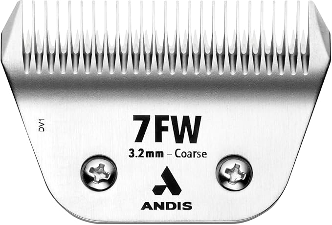 Andis 561465 ceramicEDGE Wide Blade, #7FW Coarse Tooth, Stainless Steel