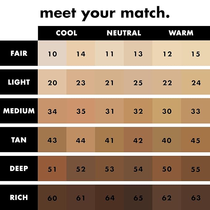e.l.f. Soft Glam Foundation, Medium Coverage, Long-Lasting & Buildable Foundation For A Smooth, Satin Finish, Vegan & Cruelty-Free, 20 Light Cool