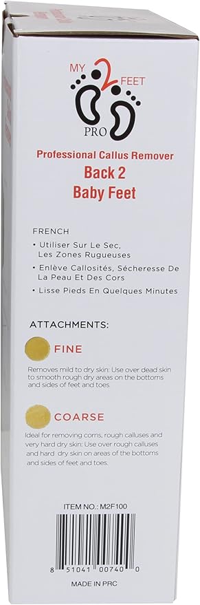 My2Feet Professional Electric Callus Remover+Replacement Disks
