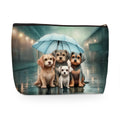 Cute Dog Makeup Bag, Dog Gifts Travel Makeup Case Cosmetic Bags for Women
