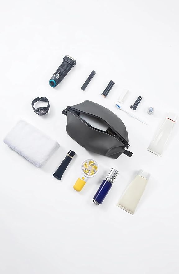 Onbagway 6"x11" 6L Silicone Toiletry Bag, Grey