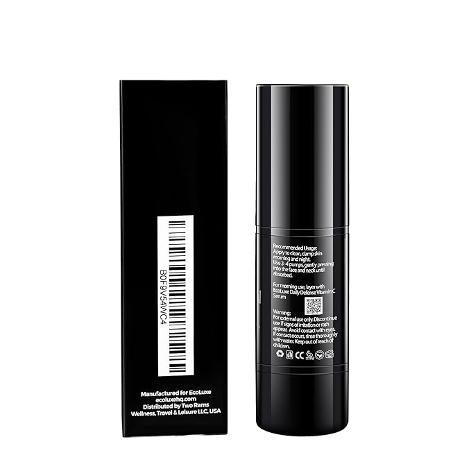EcoLuxe Hyaluronic Acid Peptide Serum – 5x HA, NAD⁺, and Copper Peptides to Plump, Hydrate, and Firm. Boosts Radiance, Smooths Lines, and Supports Skin Renewal – Clean Vegan Formula