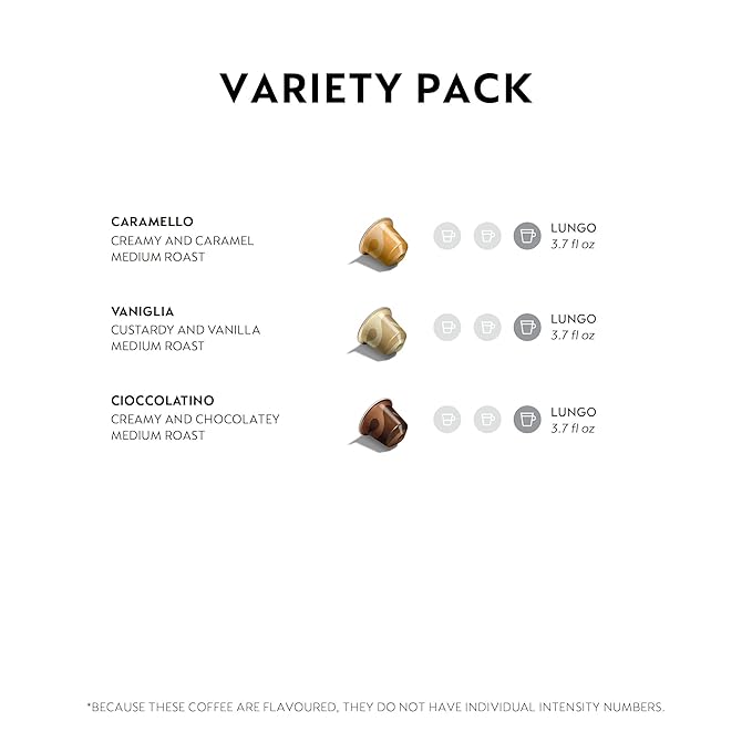 Nespresso Original, Barista Flavored Pack, 30-Count Coffee Pods