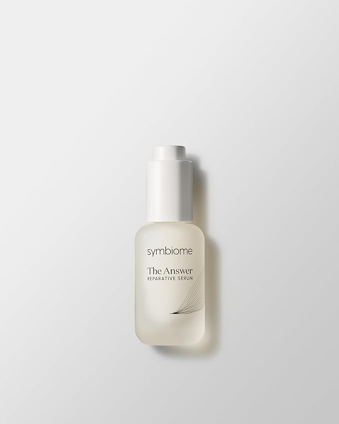 symbiome The Answer Reparative Face Serum, Collagen Supporting, Anti-Aging Face Serum with Stem Cell Conditioned Media and Natural Hyaluronic Acid, Transformative Facial Serum, 30 mL